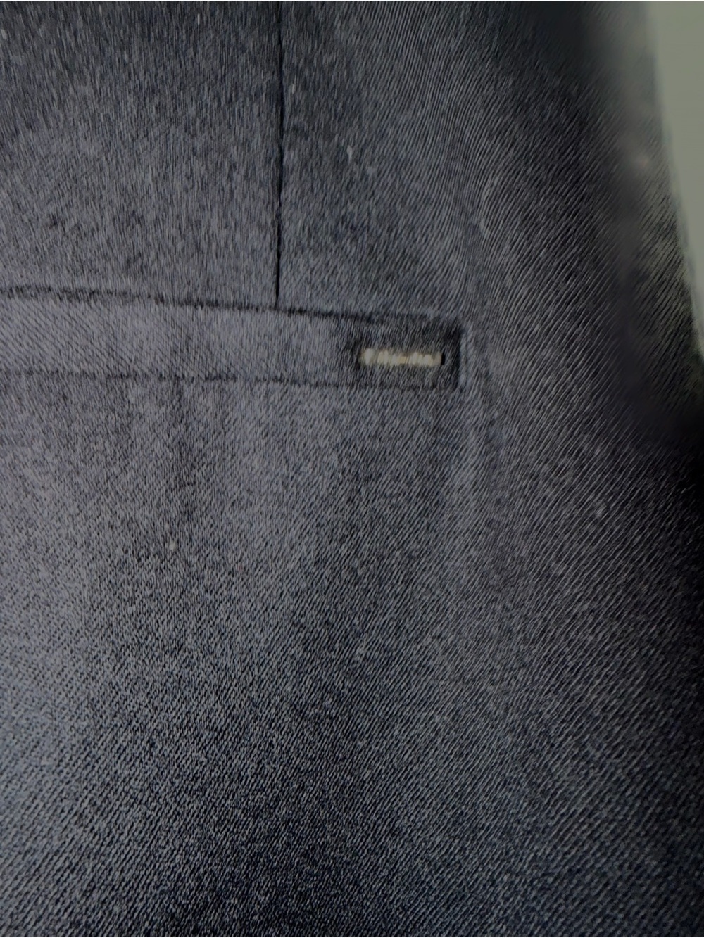 Massimo Dutti 96% Wool Tailored Ankle Pants Cuffed Black US 4 / EU 36 - Picture 6 of 7